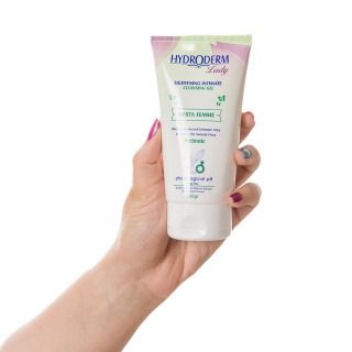 ژل بهداشتی بانوان هیدرودرم مدل Whita Femme حجم 150 میلی لیتر