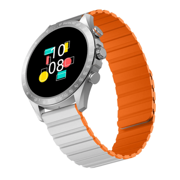 ساعت هوشمند Glorimi مدل M2 WATCH CALLING - خاکستری نارنجی