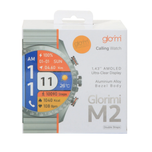 ساعت هوشمند Glorimi مدل M2 WATCH CALLING - خاکستری نارنجی