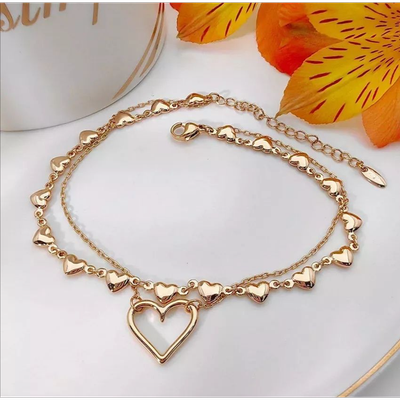 پابند قلبی آویز برند ژوپینگ کد 011011