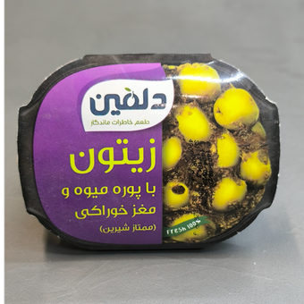 زیتون پرورده دلفین 120 گرم