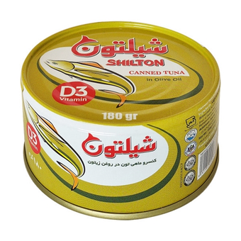 تن ماهی شیلتون در روغن زیتون 180 گرمی