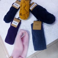 شال گردن بافتنی