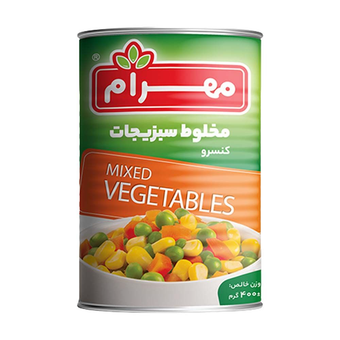 کنسرو سبزیجات مهرام