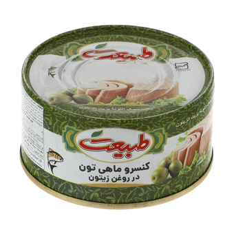تن ماهی طبیعت در روغن زیتون 180 گرمی
