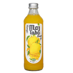 آب میوه مجتبی شیشه با طعم انبه