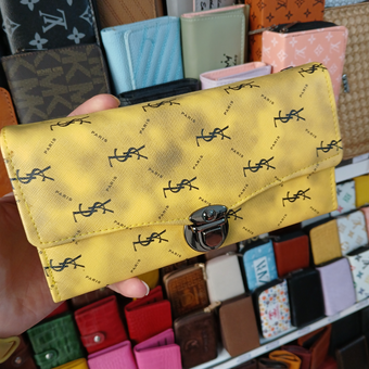 کیف پول پاکتی قفلدار YSL