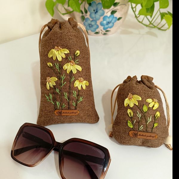 ست فانتزی کیف عینک و زیورآلات