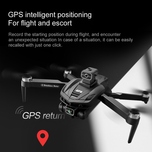 کوادکوپتر هلیشات هوشمند مدل V168 GPS سری جدید 2024