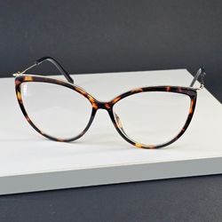 عینک طبی دخترانه و زنانه رنگ پلنگی مدل H1112