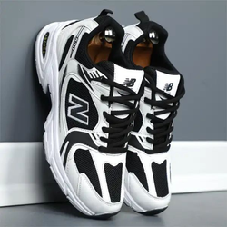 کتونی نیوبالانس 530 سفید مشکی کد 04