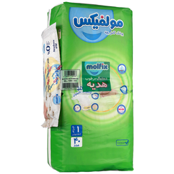پوشک مولفیکس سایز 1 40 عددی