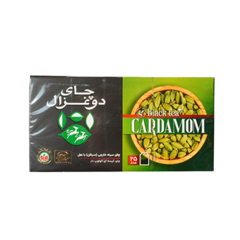 چای کیسه ای دو غزال هل