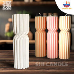 قالب سیلیکونی استوانه شیاردار ژورنالی