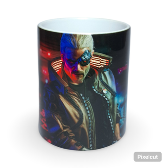 ماگ سرامیکی طرح cyberpunk