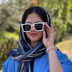 عینک آفتابی دخترانه و پسرانه رنگ سفید برند لویی ویتون