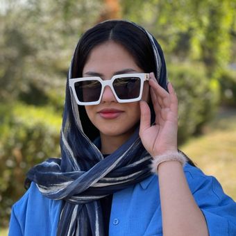 عینک آفتابی دخترانه و پسرانه رنگ سفید برند لویی ویتون
