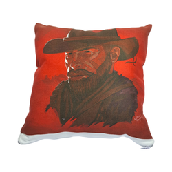 کوسن مخمل طرح reddead redemption