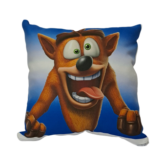 کوسن مخمل طرح crashbandicoot