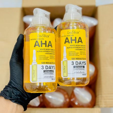 سرم روشن کننده تخصصی بدن AHA لنسیاد