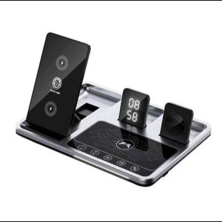 شارژر وایرلس گرین مدل GN4IN1WCSGY با توان 15 وات و 3 پورت USB Type C