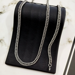 ست گردنبند و دستبند کارتیر استیل نقره ای