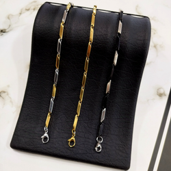 دستبند استیل تک مدل کبریتی