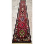 فرش دستباف کناره شش متری (تمام پشم یلمه طرح حوضی) کد 6082