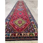 فرش دستباف کناره شش متری (تمام پشم یلمه طرح حوضی) کد 6082