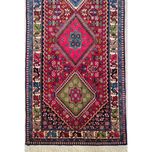 فرش دستباف کناره شش متری (تمام پشم یلمه طرح حوضی) کد 6082