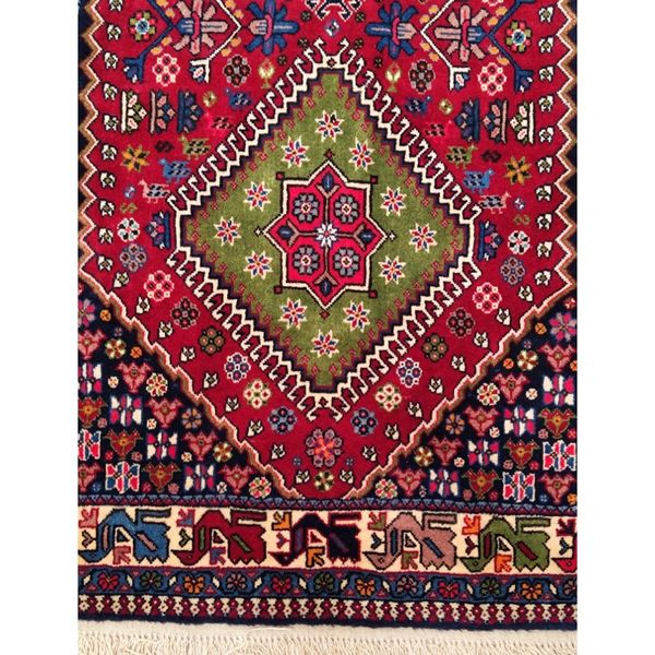 فرش دستباف کناره شش متری (تمام پشم یلمه طرح حوضی) کد 6082