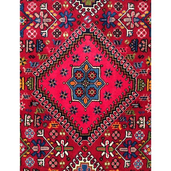 فرش دستباف کناره شش متری (تمام پشم یلمه طرح حوضی) کد 6082