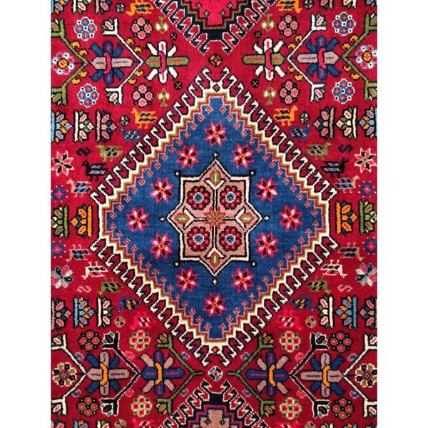 فرش دستباف کناره شش متری (تمام پشم یلمه طرح حوضی) کد 6082