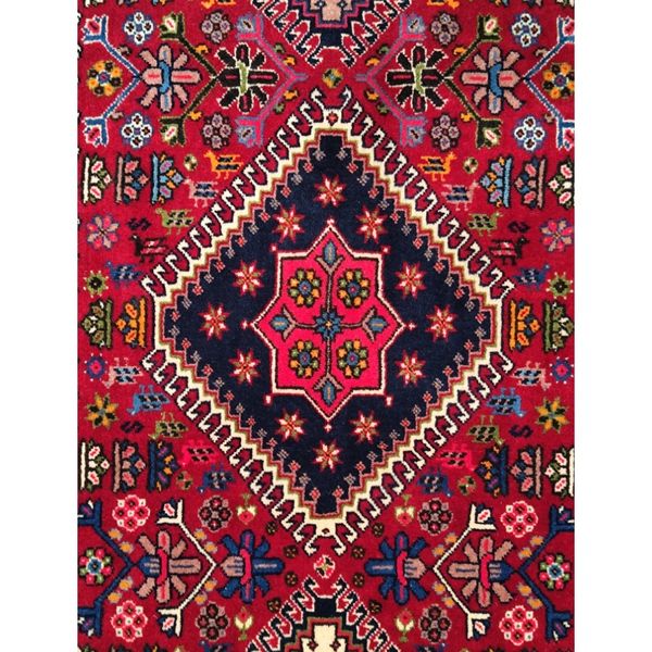 فرش دستباف کناره شش متری (تمام پشم یلمه طرح حوضی) کد 6082