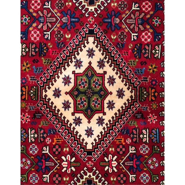 فرش دستباف کناره شش متری (تمام پشم یلمه طرح حوضی) کد 6082