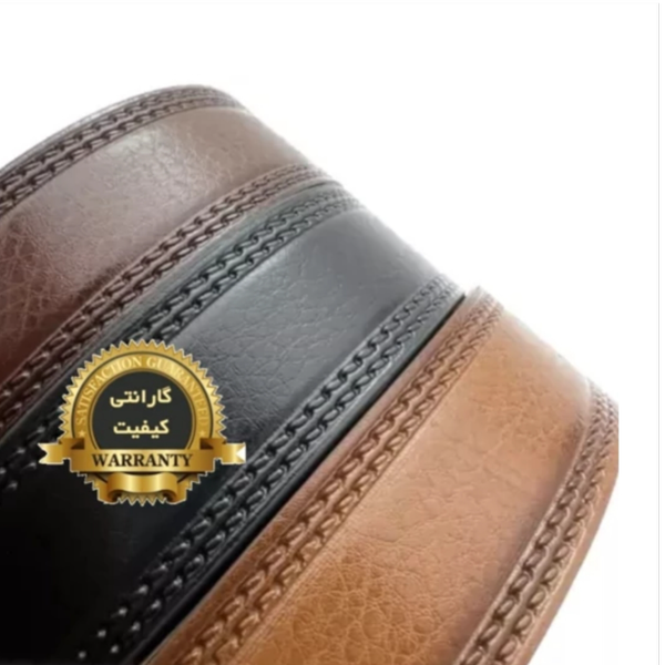 کمربند چرم مردانه رابو Rabo پهنا 3.5 سانت، پشت چرم اشبالت، بادوام و شیک، مناسب هدیه