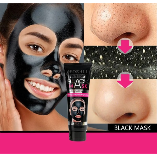 ماسک صورت زغال وکالی (بلک ماسک) - سفید کننده و ضدجوش