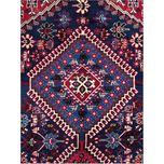 فرش دستباف سایز شش متری (تمام پشم یلمه طرح حوضی زمینه سرمهای) کد 6050