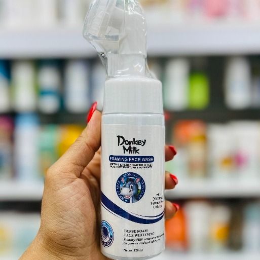 فوم شستشو براش دار شیر الاغ