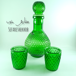 کوزه دوغ خوری گرد سبز