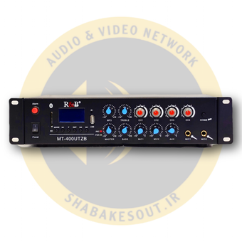آمپلی فایر 4 کانال (اهمی،ولتی) R&B mt400