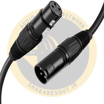 کابل میکروفون - 5 متری - دو سر کنون