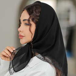 مینی اسکارف درختی لبه دانتل