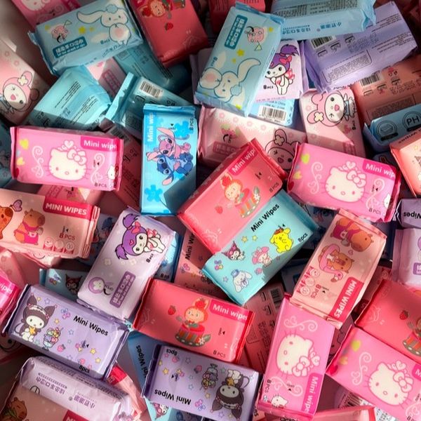 دستمال مرطوب فانتزی جیبی