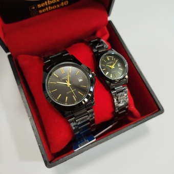 ست ساعت مردانه و زنانه UNIQUE کلاسیک C16