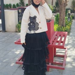 کت زنانه لینن تدی بسیار شیک و خاص