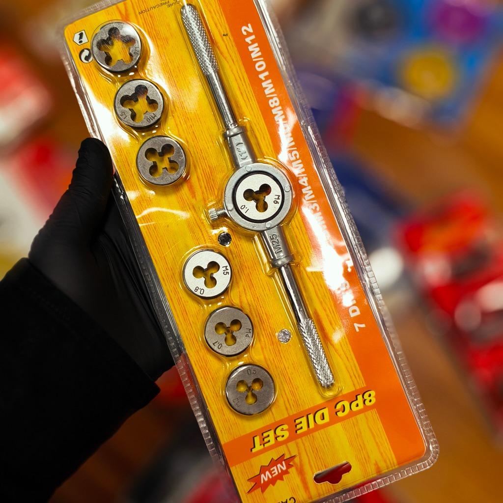 ست دسته حدیده و حدیده 8 عددی