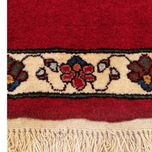 فرش دستباف سایز ذرع و نیم (تمام پشم یلمه طرح شیر و خورشید) کد 5971