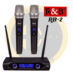میکروفون دو کانال بی سیم (دستی) /R&B RB-2