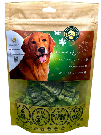 مرغ + اسفناج